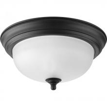 Progress P3924-80 - One-Light Dome Glass 11-3/8&#34; Close-to-Ceiling