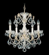 Schonbek 1870 1704-211 - Century 5 Light 120V Chandelier in Aurelia with Heritage Handcut Crystal