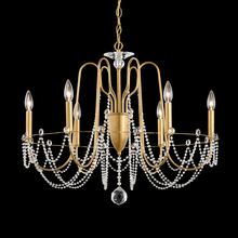 Schonbek 1870 AR1006N-59O - Esmery 6 Light 120V Chandelier in Ferro Black with Clear Optic Crystal