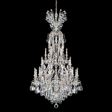 Schonbek 1870 3783-76 - Renaissance 25 Light 120V Chandelier in Heirloom Bronze with Clear Heritage Handcut Crystal