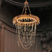 Schonbek 1870 S5332-706O - Midsummer Night 33in LED 3000K/3500K/4000K 120V-277V Pendant in Gold with Clear Optic Crystal