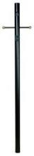 Craftmade Z8992-TB - 84&#34; Fluted Direct Burial Post w/ Photocell in Textured Black