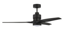 Craftmade SONWF52FB3-FBP - 52&#34; Sonnet WiFi in Flat Black w/ Flat Black Blades