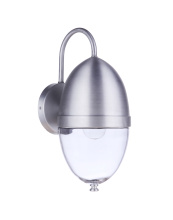 Craftmade ZA3524-SA - Sivo 1 Light Medium Outdoor Wall Lantern in Satin Aluminum