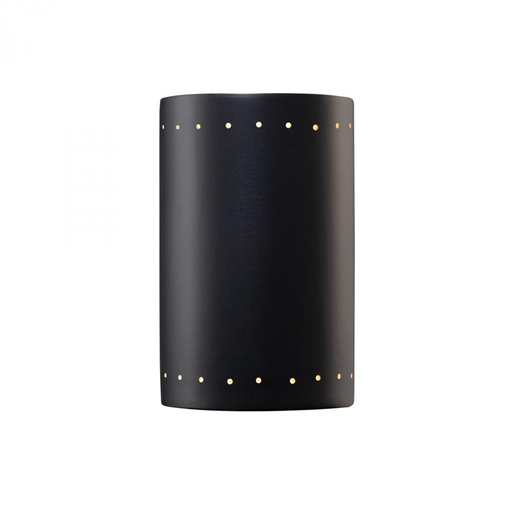 Large Cylinder w/ Perfs - Closed Top (Outdoor) - LED
