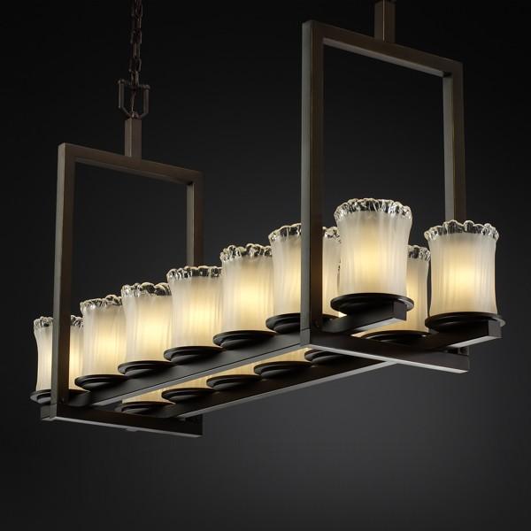 Dakota 14-Light Bridge Chandelier (Short)