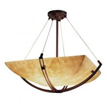 Justice Design Group CLD-9724-25-DBRZ - 36&#34; Pendant Bowl w/ Crossbar