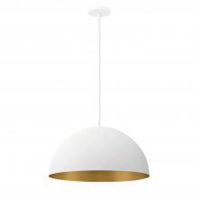 Justice Design Group NSH-9841-MTGD - Elias 18&#34; 3-Light Dome Pendant