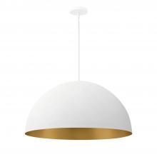 Justice Design Group NSH-9842-MTGD - Elias 24&#34; 5-Light Dome Pendant