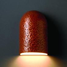 Justice Design Group CER-0970-HMCP-LED1-1000 - Small Domed Cylinder - Closed Top - LED