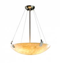 Justice Design Group CLD-9622-25-NCKL - 24&#34; Pendant Bowl w/ U-Clips