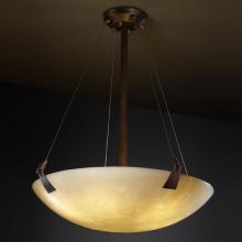 Justice Design Group CLD-9644-35-NCKL - 36&#34; Pendant Bowl w/ Tapered Clips