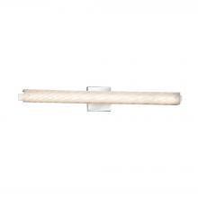 Justice Design Group FSN-8685-WEVE-CROM - Edge 31&#34; ADA Linear LED Wall/Bath