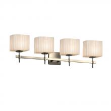 Justice Design Group PNA-8414-55-PLET-NCKL-LED4-2800 - Union 4-Light LED Bath Bar