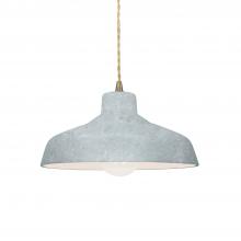 Justice Design Group CER-6260-CONC-ABRS-BEIG-TWST-LED1-700 - Small Loft LED Pendant