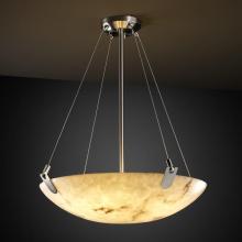 Justice Design Group FAL-9622-35-NCKL-LED5-5000 - 24&#34; LED Pendant Bowl w/ U-Clips
