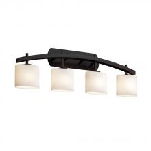 Justice Design Group FSN-8594-40-MROR-NCKL - Archway 4-Light Bath Bar