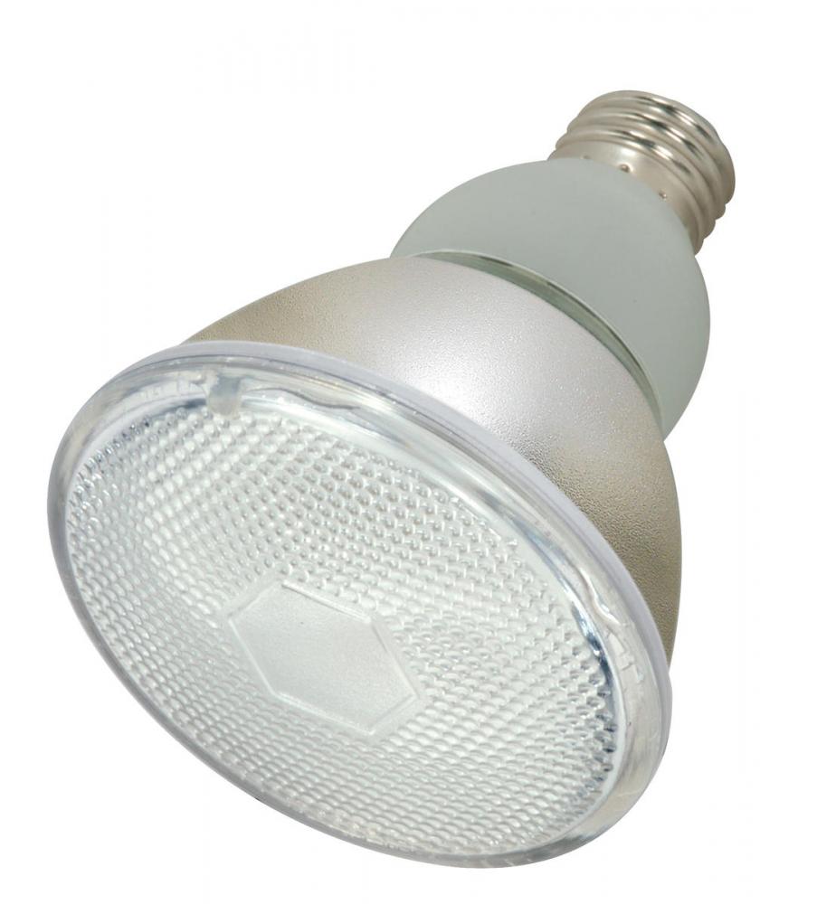 15 Watt; PAR30 Compact Fluorescent; 5000K; 82 CRI; Medium base; 120 Volt; Shatter Proof