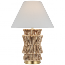 Visual Comfort & Co. Signature Collection CHA 8015NAB/AB-L - Antigua 30&#34; Layered Table Lamp