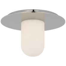 Visual Comfort & Co. Signature Collection KW 4006PN-ALB - Fosse 8&#34; Flush Mount