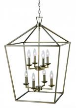 Trans Globe 10268 ASL - Lacey 19&#34; Pendant Style Cage Chandelier