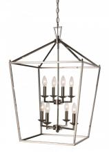 Trans Globe 10268 PC - Lacey 19&#34; Pendant Style Cage Chandelier