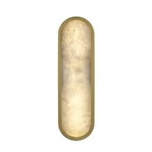 Trans Globe LED-22650 AG - 16&#39; ALABASTER CIRCLR SCONCE-AG