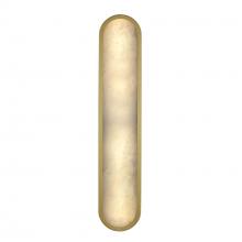 Trans Globe LED-22654 AG - 24&#34; ALABASTER CIRCLR SCONCE-AG