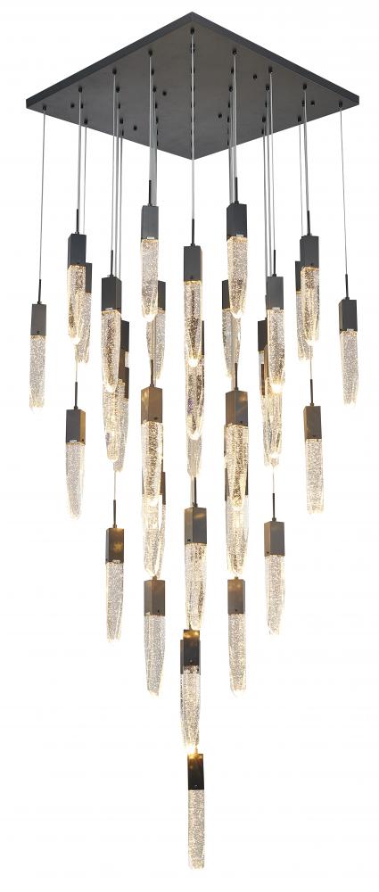 Chandelier Matte Black