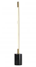 Bethel International FT81T26BR - LED Table Lamp Stainless Steel & Marble