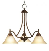 Woodbridge 12085-MBZ - Bronze Down Chandelier