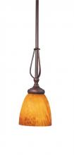 Woodbridge 28024-BOR - Bronze Down Mini Pendant