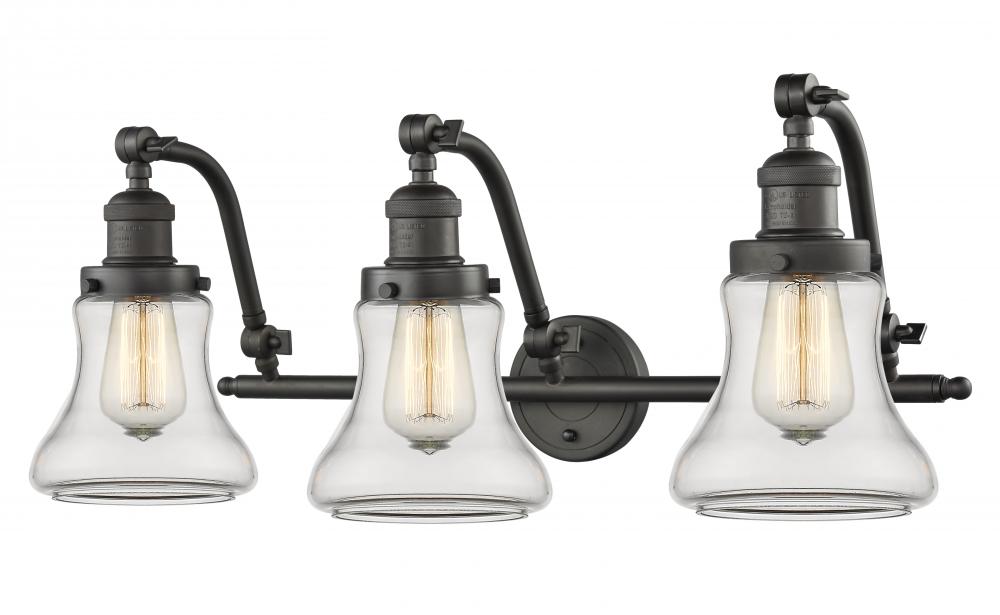 Bellmont - 3 Light - 28 inch - Oil Rubbed Bronze - Adjustable Bath Vanity Light