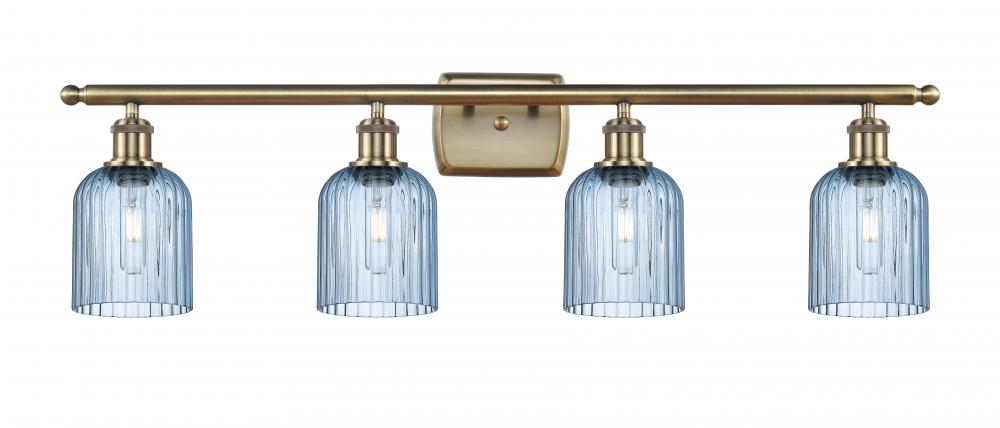 Bridal Veil - 4 Light - 35 inch - Antique Brass - Bath Vanity Light