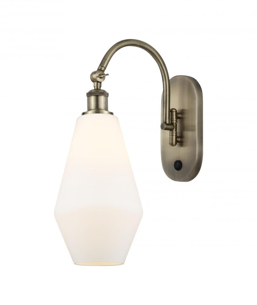Cindyrella - 1 Light - 7 inch - Antique Brass - Adjustable Swing Arm