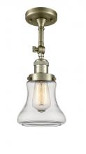 Innovations Lighting 201F-AB-G192 - Bellmont - 1 Light - 6 inch - Antique Brass - Semi-Flush Mount