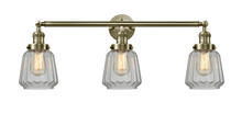 Innovations Lighting 205-AB-G142-LED - Chatham - 3 Light - 30 inch - Antique Brass - Bath Vanity Light