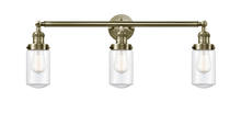 Innovations Lighting 205-AB-G312 - Dover - 3 Light - 31 inch - Antique Brass - Bath Vanity Light