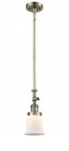 Innovations Lighting 206-AB-G181S-LED - Canton - 1 Light - 5 inch - Antique Brass - Stem Hung - Adjustable Mini Pendant