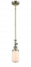 Innovations Lighting 206-AB-G311-LED - Dover - 1 Light - 5 inch - Antique Brass - Stem Hung - Adjustable Mini Pendant