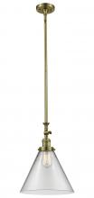 Innovations Lighting 206-AB-G42-L - Cone - 1 Light - 12 inch - Antique Brass - Stem Hung - Mini Pendant