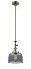 Innovations Lighting 206-AB-G73-LED - Bell - 1 Light - 8 inch - Antique Brass - Stem Hung - Adjustable Mini Pendant