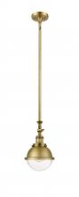 Innovations Lighting 206-BB-HFS-62-BB-LED - Hampden - 1 Light - 7 inch - Brushed Brass - Stem Hung - Adjustable Mini Pendant