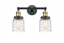 Innovations Lighting 208-BAB-G513 - Bell - 2 Light - 16 inch - Black Antique Brass - Bath Vanity Light