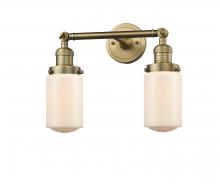 Innovations Lighting 208-BB-G311 - Dover - 2 Light - 14 inch - Brushed Brass - Bath Vanity Light
