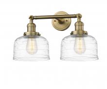 Innovations Lighting 208-BB-G713 - Bell - 2 Light - 19 inch - Brushed Brass - Bath Vanity Light