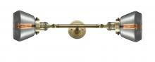 Innovations Lighting 208L-AB-G173-LED - Fulton - 2 Light - 7 inch - Antique Brass - Adjustable Bath Vanity Light