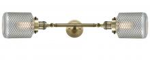 Innovations Lighting 208L-AB-G262-LED - Stanton - 2 Light - 6 inch - Antique Brass - Adjustable Bath Vanity Light