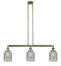 Innovations Lighting 213-AB-G262-LED - Stanton - 3 Light - 39 inch - Antique Brass - Stem Hung - Adjustable Island Light