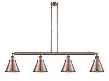 Innovations Lighting 214-AC-M13-AC-LED - Appalachian - 4 Light - 52 inch - Antique Copper - Stem Hung - Island Light